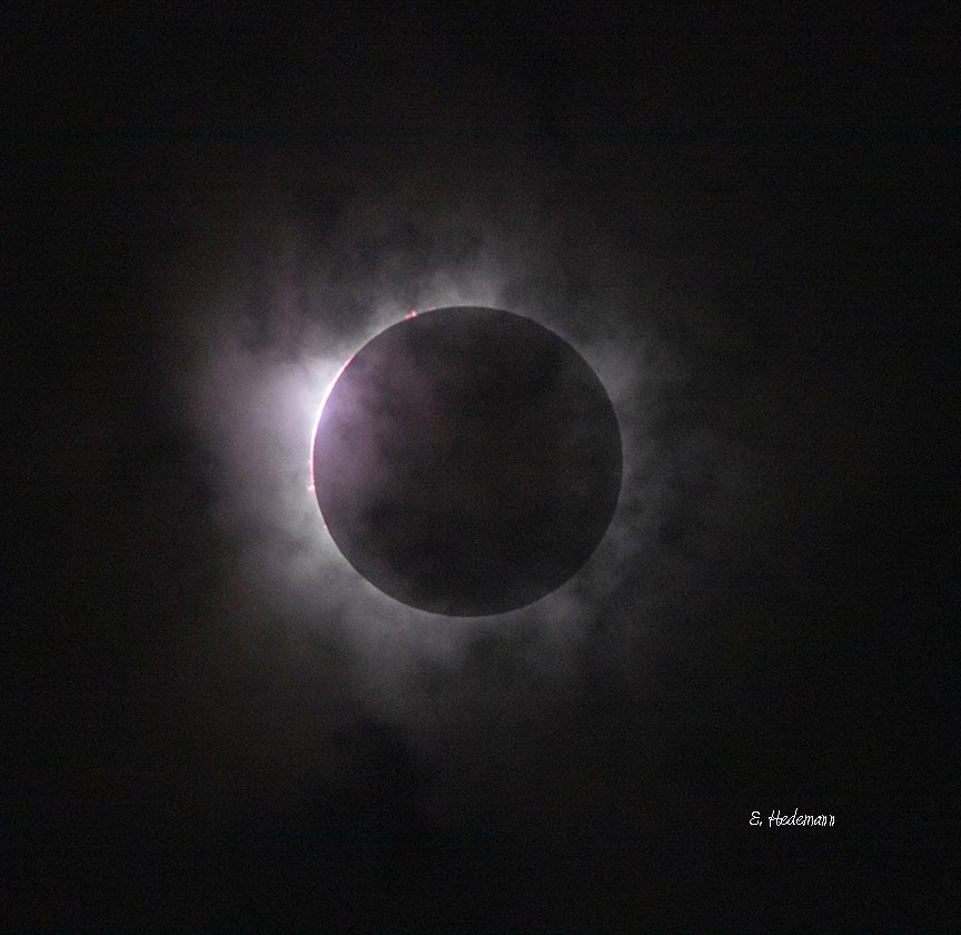 corona at 2nd contact